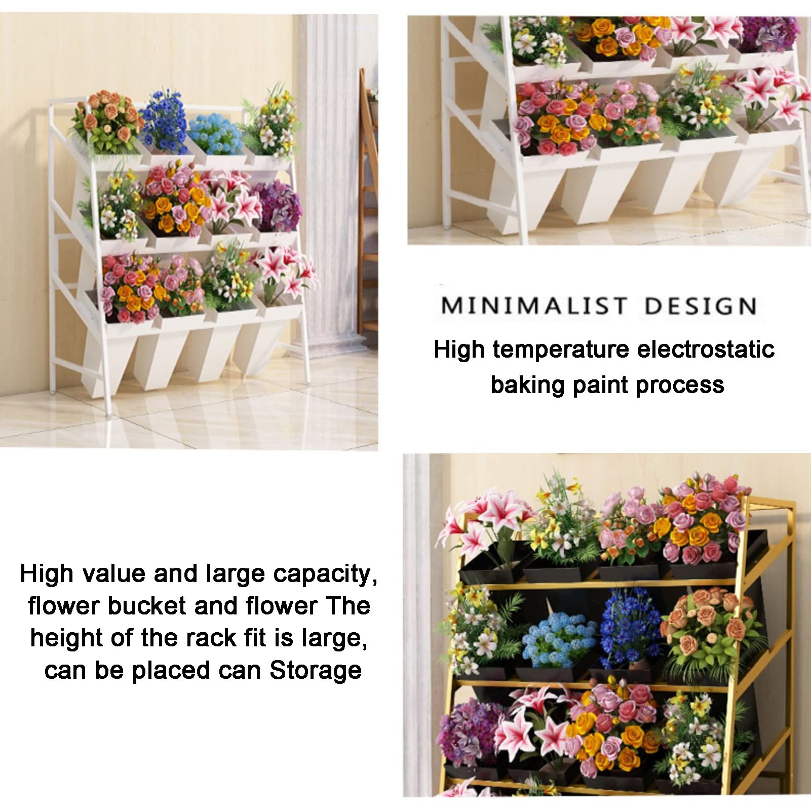 Amazon.co.jp: フラワーディスプレイスタンド 12個のプラスチック